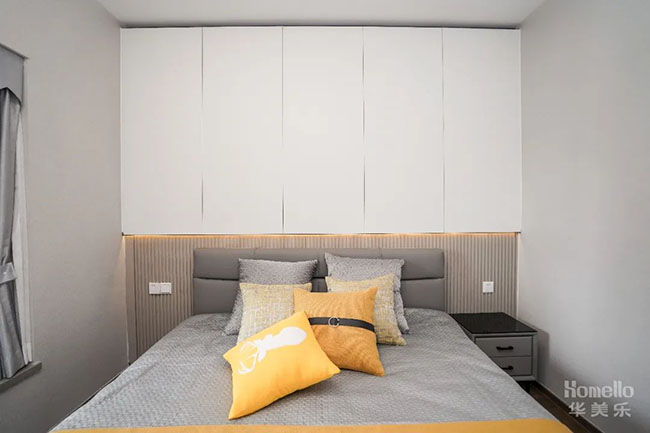 108㎡簡(jiǎn)約三居，實(shí)用軟裝搭配，打造寬敞且有高級(jí)感的輕便生活